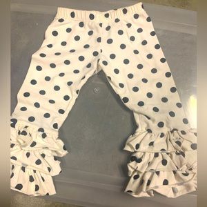 Persnickety 12 month polka dot ruffle pants